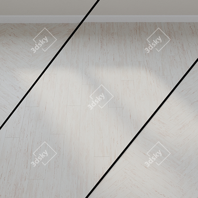 Quick-Step White Pine Laminate 3D model image 1