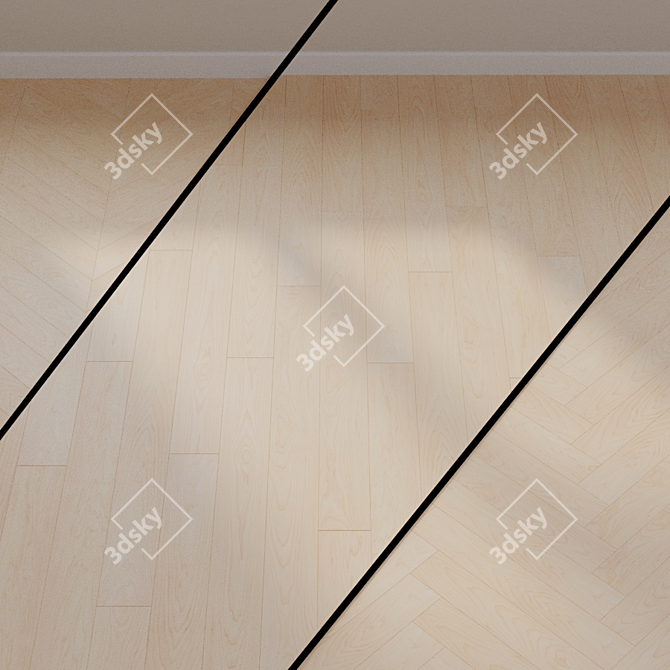 Quick-Step Perspective Light Maple 3D model image 1