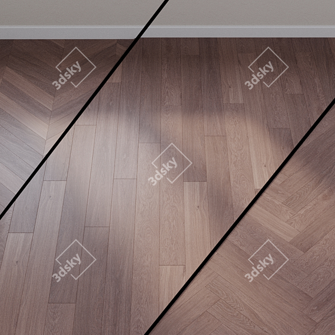 Intensive Oak Laminate: Quick-Step Perspective 3D model image 1