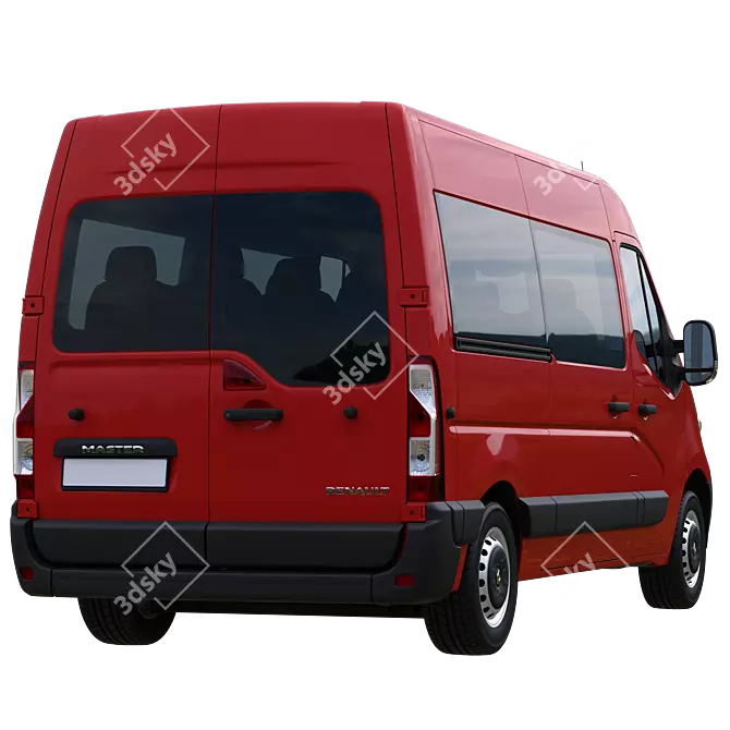 Renault Master L2H2 Passenger Minibus 3D model image 3