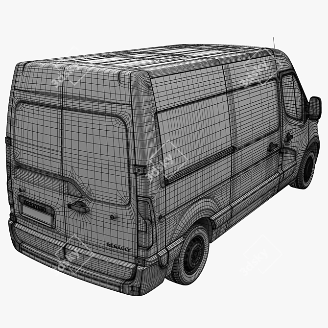 Renault Master L2H2 Passenger Minibus 3D model image 5