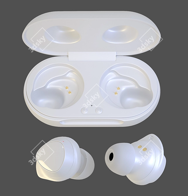 Next-gen PBR Headphones | TW-4100 3D model image 2