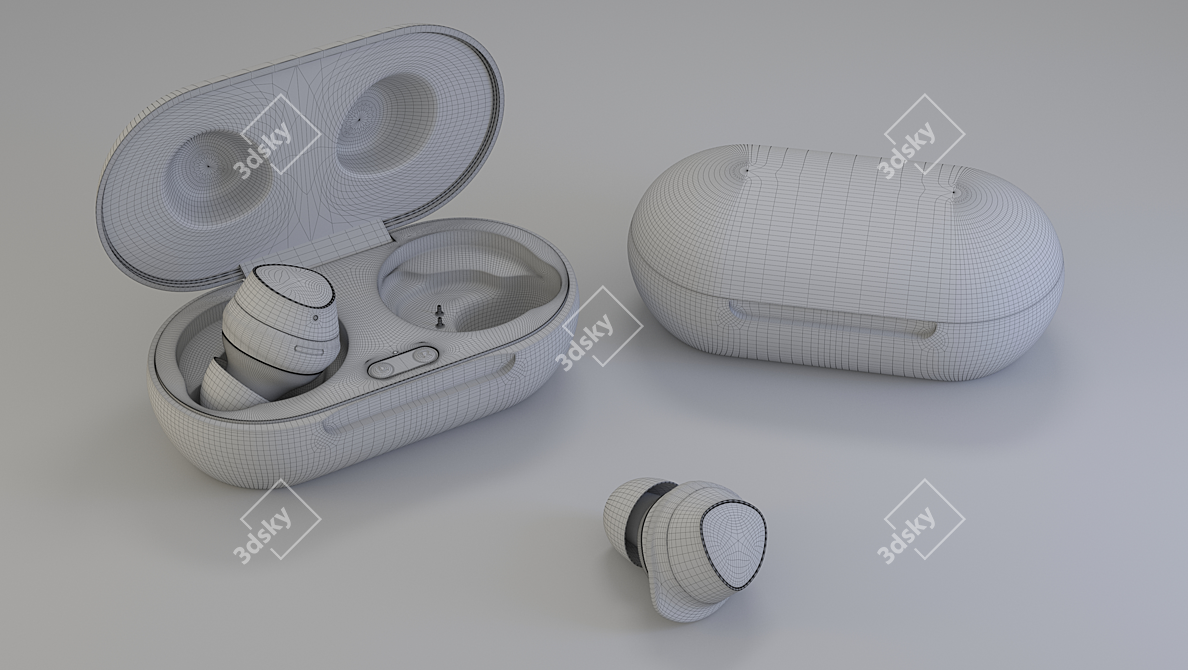 Next-gen PBR Headphones | TW-4100 3D model image 4