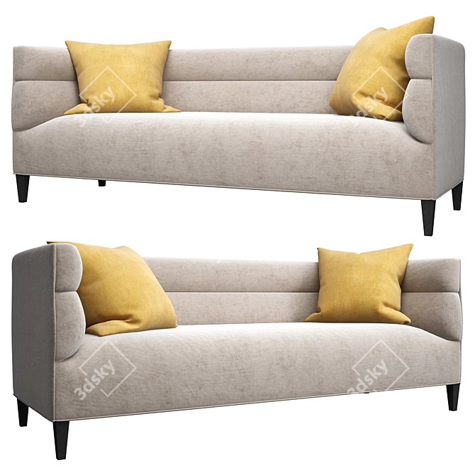 Chandler Sofa: Versatile Elegance for Modern Living 3D model image 2