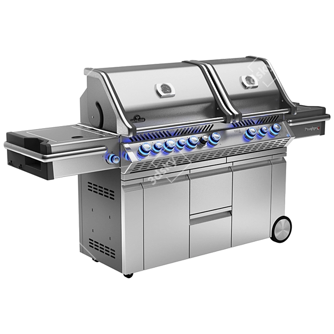 Napoleon Prestige PRO 825 RSBI: Ultimate Gas Grill BBQ 3D model image 1