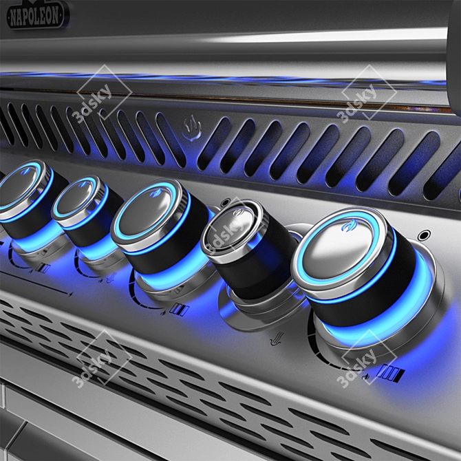 Napoleon Prestige PRO 825 RSBI: Ultimate Gas Grill BBQ 3D model image 4