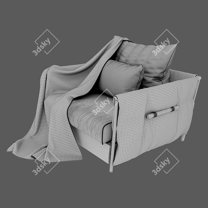 Elegant Armchair for Stylish Comfort 3D model image 5