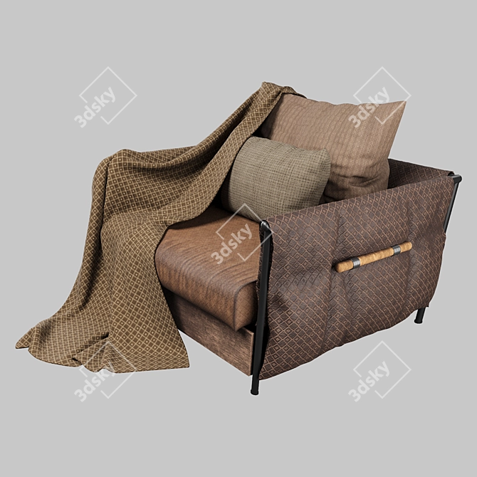Elegant Armchair for Stylish Comfort 3D model image 10