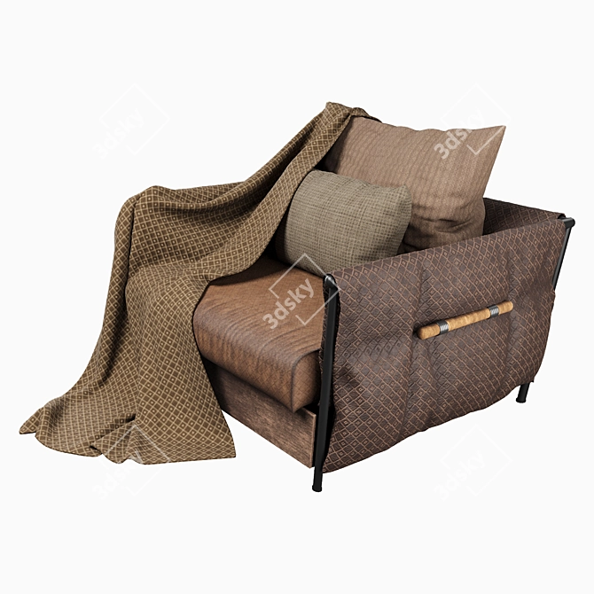 Elegant Armchair for Stylish Comfort 3D model image 16