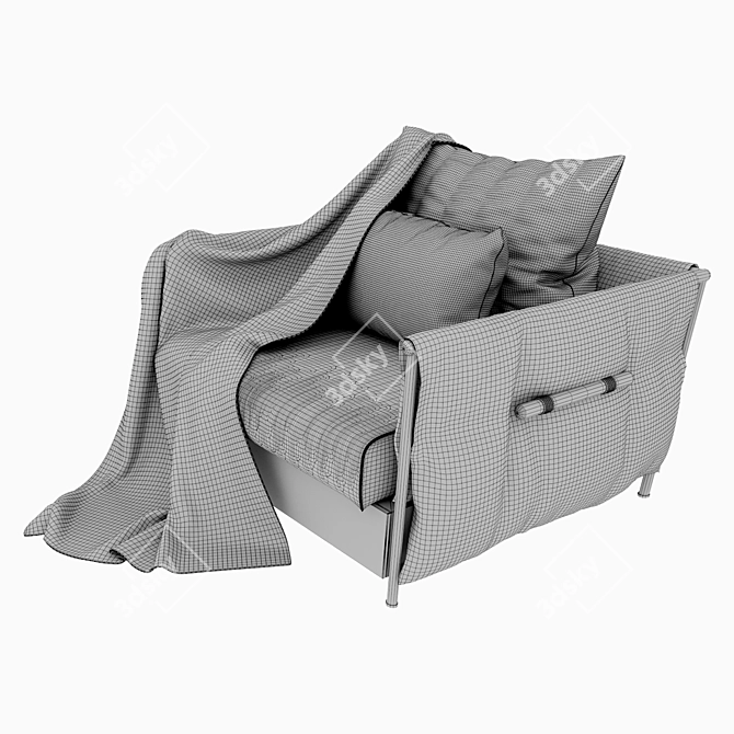 Elegant Armchair for Stylish Comfort 3D model image 19