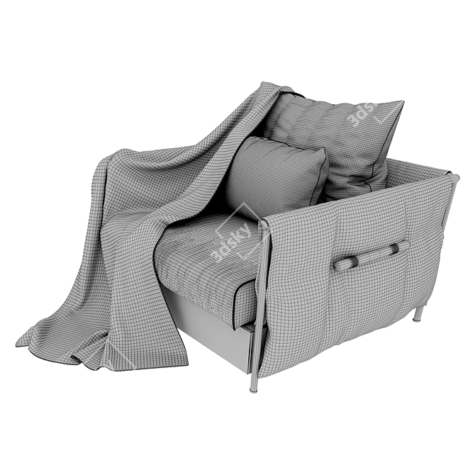 Elegant Armchair for Stylish Comfort 3D model image 29