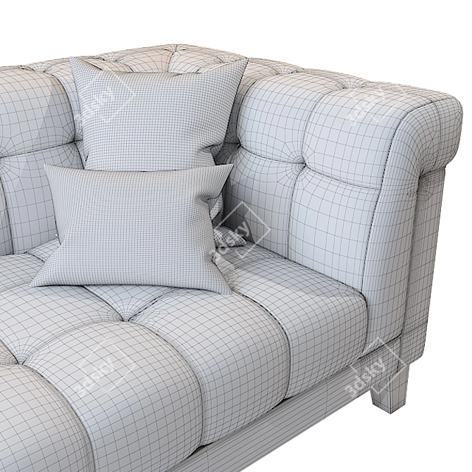 Contemporary Hamilton Gramercy Sofa 3D model image 3