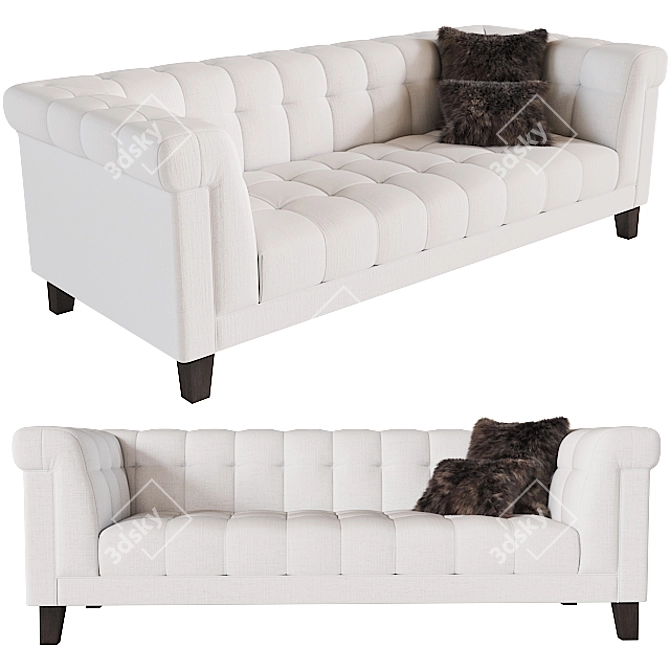 Contemporary Hamilton Gramercy Sofa 3D model image 5