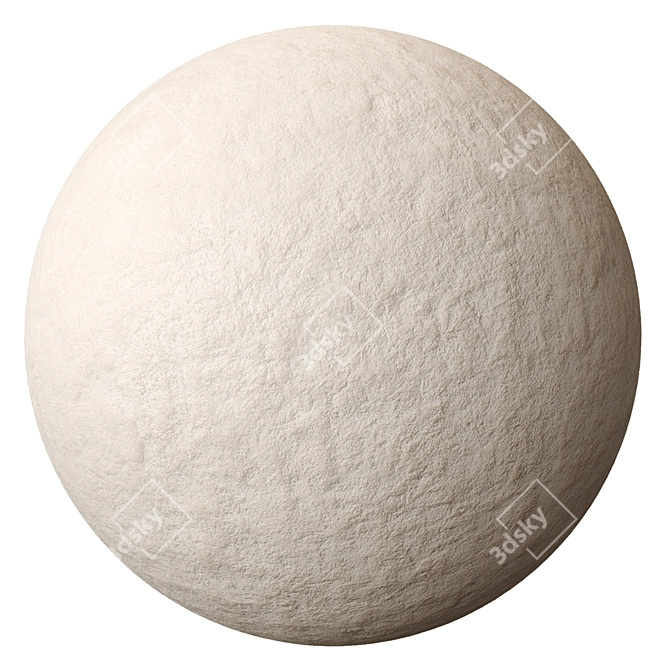 Sleek Plaster #79: High-Res Seamless Textures 3D model image 3