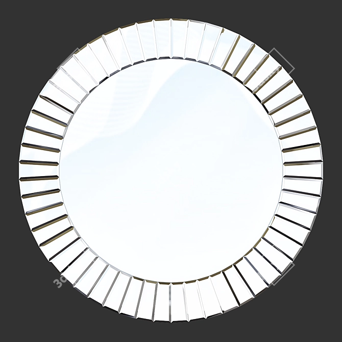 Modern Wonderland Fortune Mirror 3D model image 3