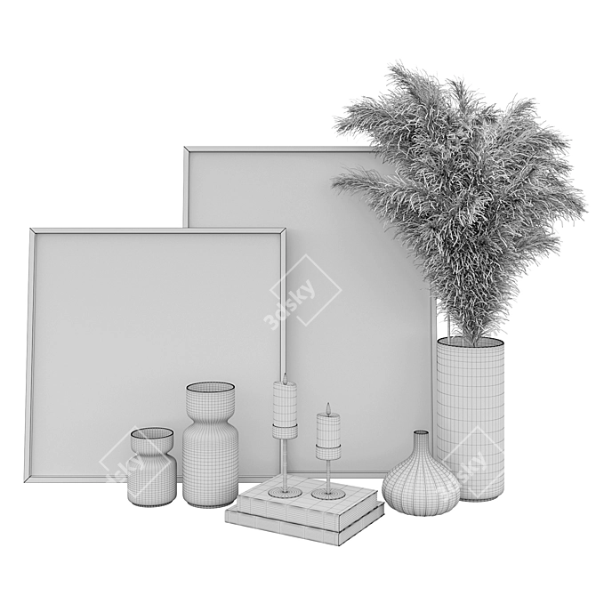 Elegant Decor Set: Interior Delight 3D model image 4