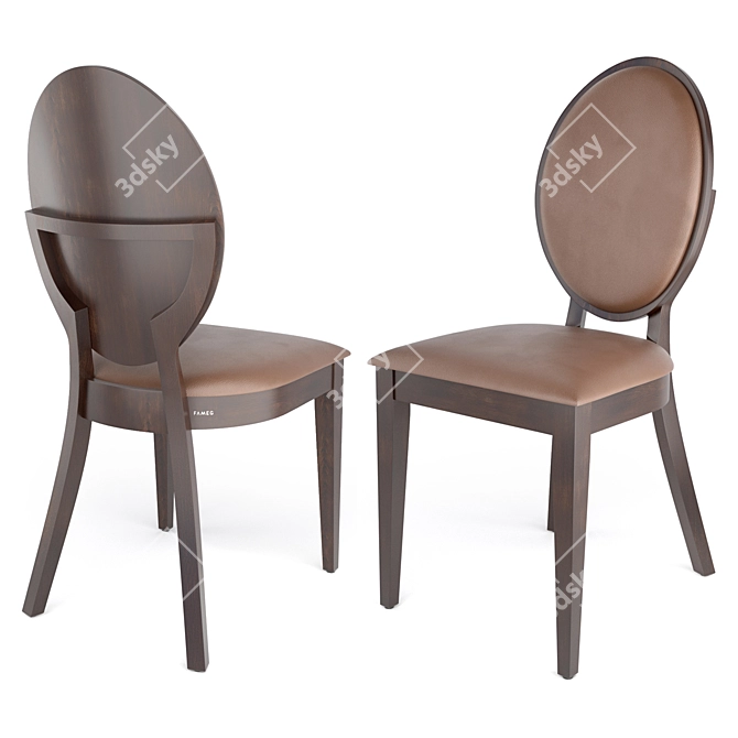 Elegant Diana Chair Collection 3D model image 1