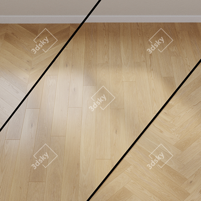 Quick Step Palazzo Oak Extra: Elegant and Durable 3D model image 1