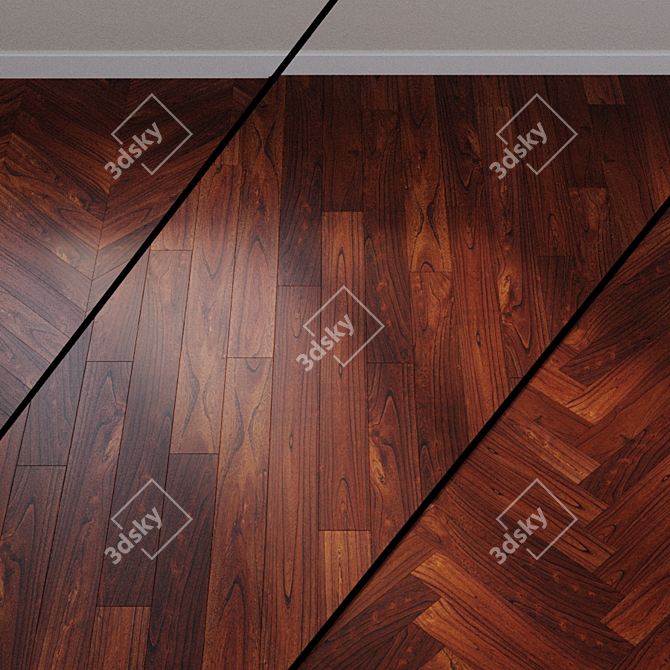 Ilm Dragon Oak Parquet 3D model image 1