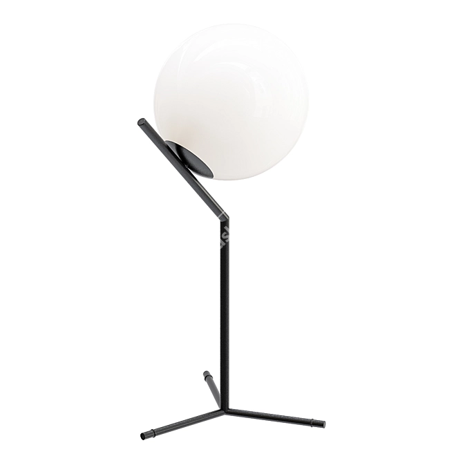 Sleek and Stylish Flos T-Black 3D model image 1