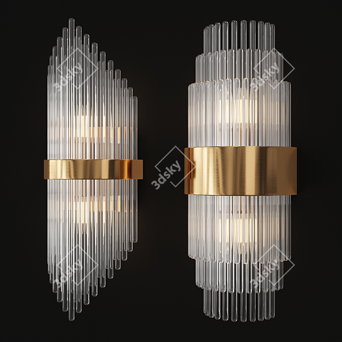 Garda Decor Sconce Set 3D model image 1