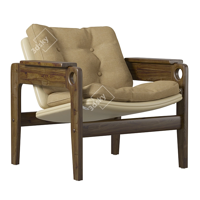 Renata Chair: Authentic Brazilian Design 3D model image 1