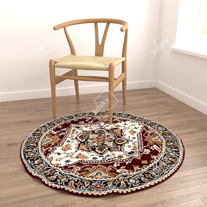 Versatile Set of 8 Rugs: VRayFur, Displacement Mods, Multiple Formats 3D model image 4