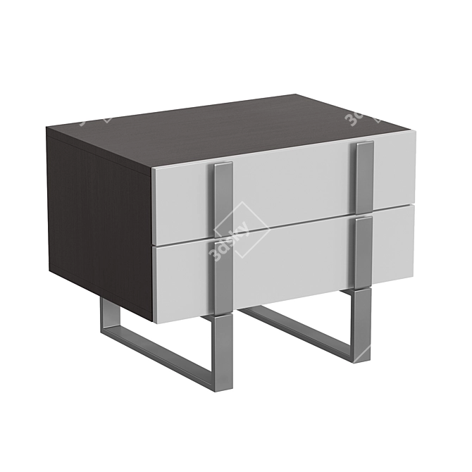 CP1706-H-GRIS Bedside Table by Angel Cerda 3D model image 2