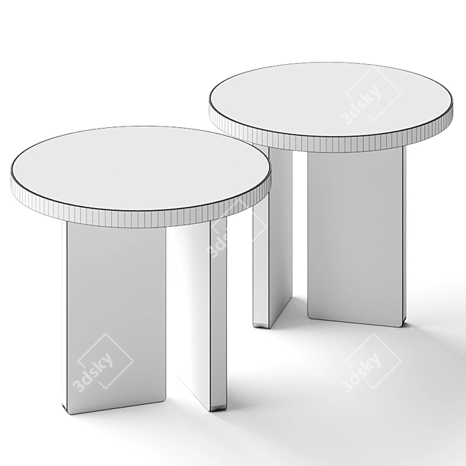 Sleek Davani Coffee Table 3D model image 3