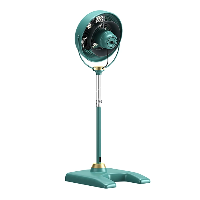 Vintage Vornado Fan: Classic Cooling Nostalgia 3D model image 2