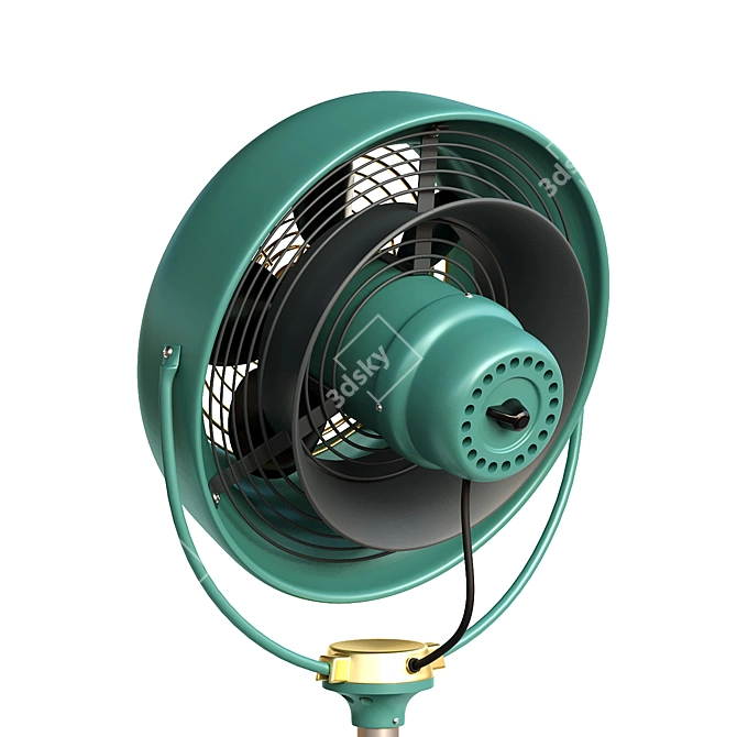 Vintage Vornado Fan: Classic Cooling Nostalgia 3D model image 4