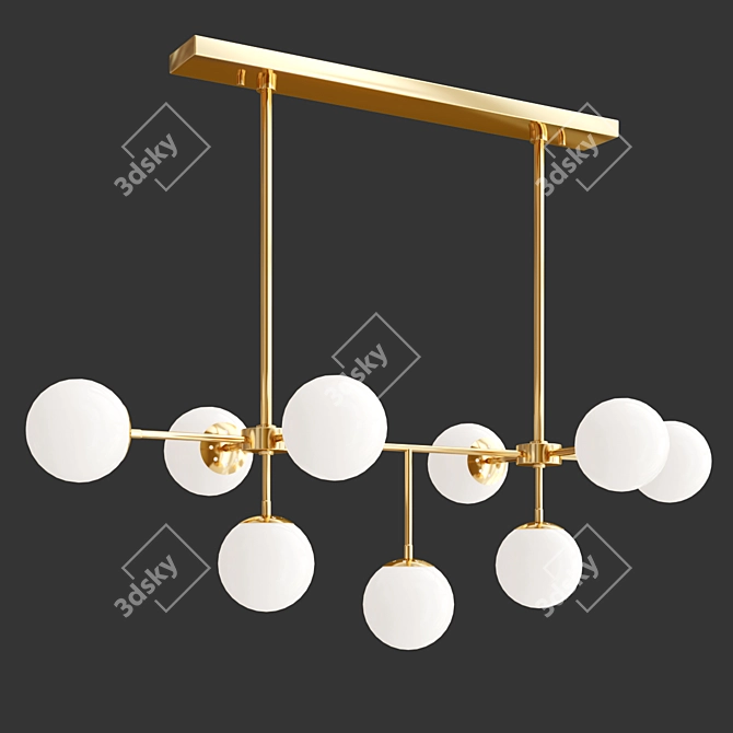 Modern Luxor Eichholtz Collection: Sleek and Neutral Lighting 3D model image 4