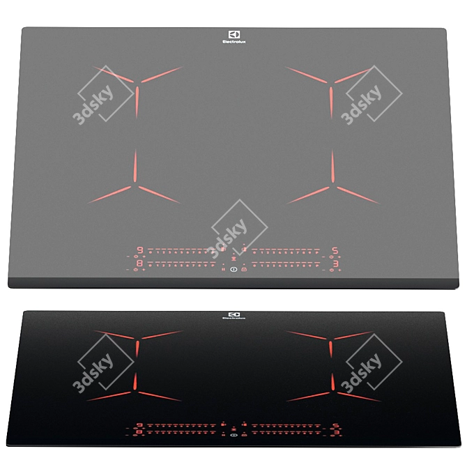 Electrolux Hob Set: Induction Power! 3D model image 3