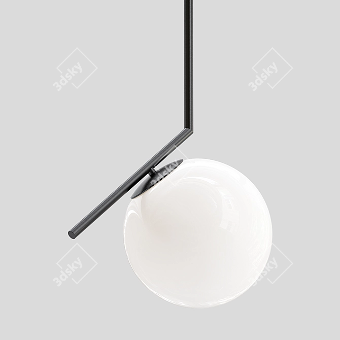 Elegant Flos IC Pendant 3D model image 1