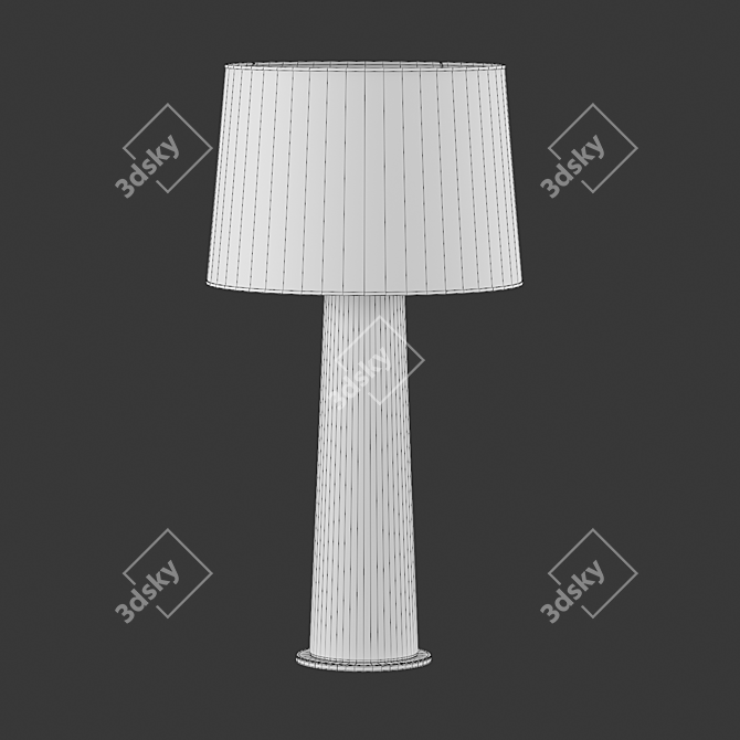 Elegant Vestbirk Marble Lamp 3D model image 3