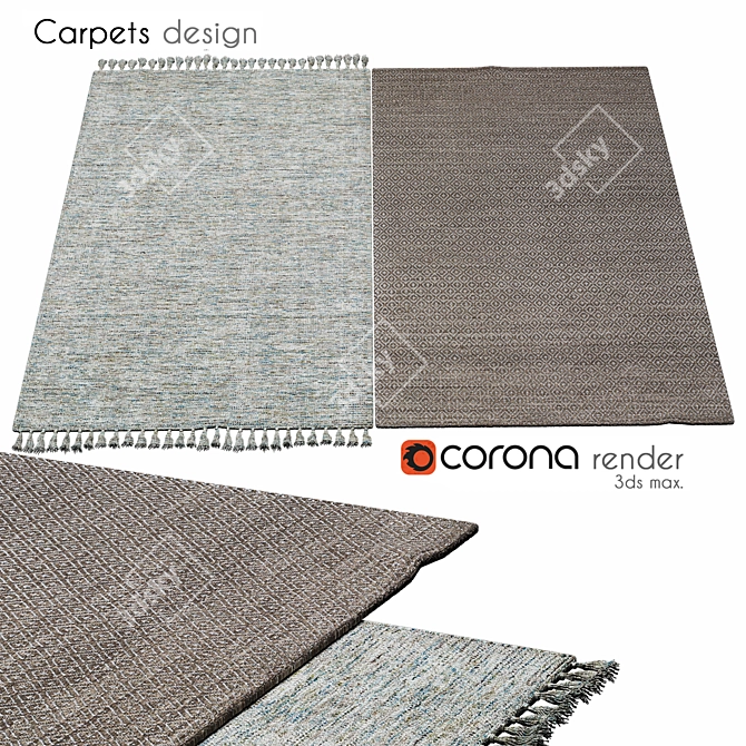 Luxury Carpets: Durable and Stylish 3D model image 1