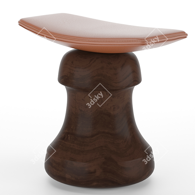 Delcourt's Roi Fou and Mat Stools 3D model image 4