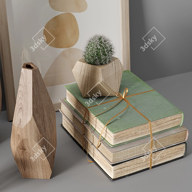 Contemporary Decor Set 3D model image 3