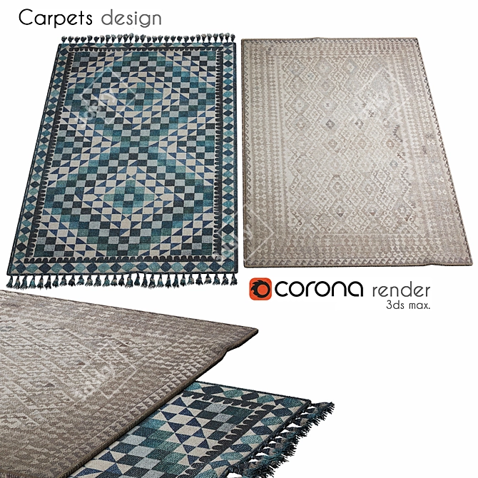 Title: Durable Carpets for Any Space 3D model image 1