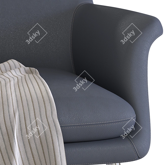 Modern Finley Chair: Stylish Comfort in Your Space 3D model image 3