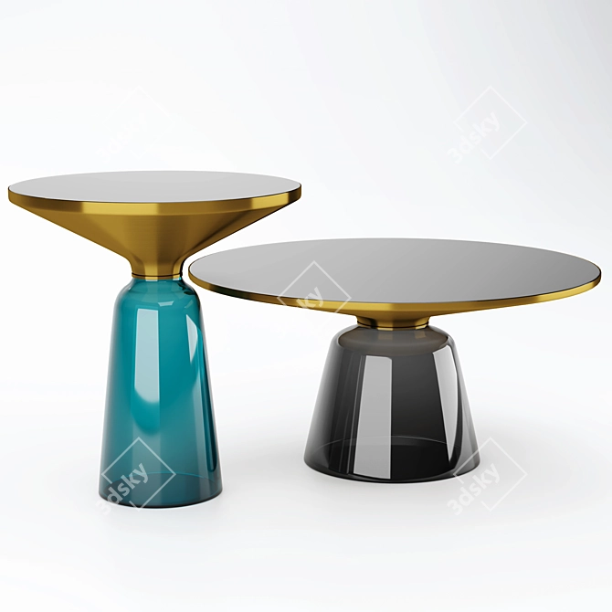 Designer Bell Coffee Table 3D model image 1