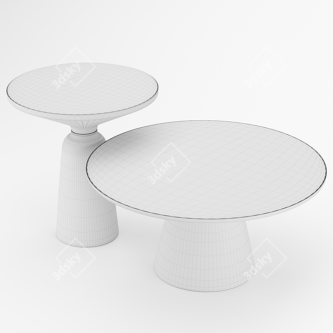 Designer Bell Coffee Table 3D model image 4