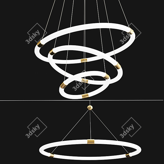 RISTEN: Stylish and Modern Design Lamps 3D model image 1