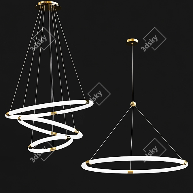 RISTEN: Stylish and Modern Design Lamps 3D model image 2