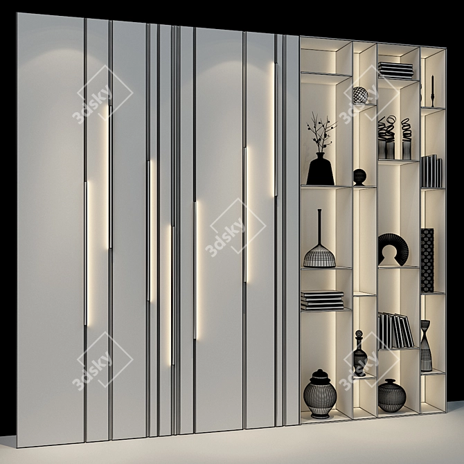 Elegant Storage Solution for Home 3D model image 3