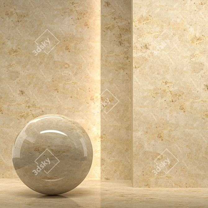Seamless Stone Texture Kit 3D model image 1