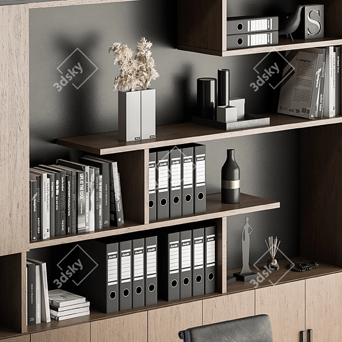 Executive Office Furniture Set 3D model image 4