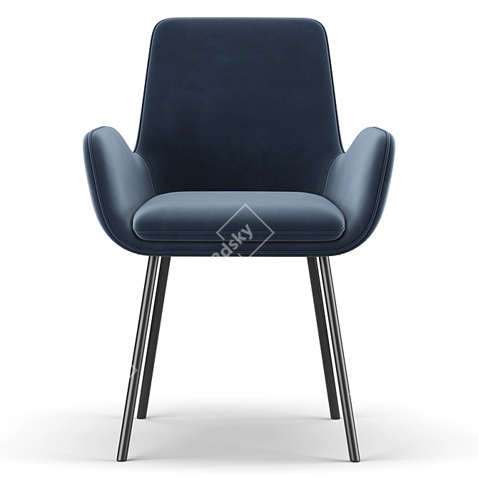 Sleek and Stylish PIKE Chair 3D model image 3