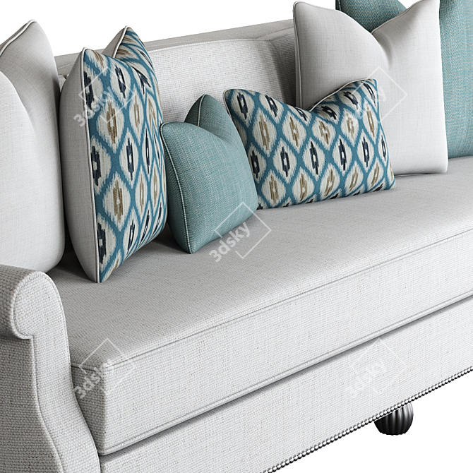 Luxurious Avery Boardman Sofa 3D model image 3