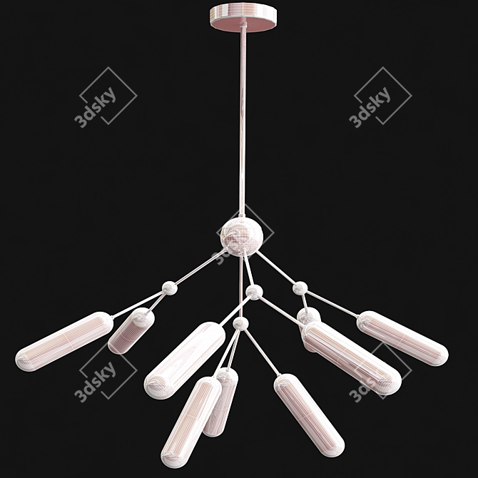 Elegant Kersten CH Pendant Lamp 3D model image 3